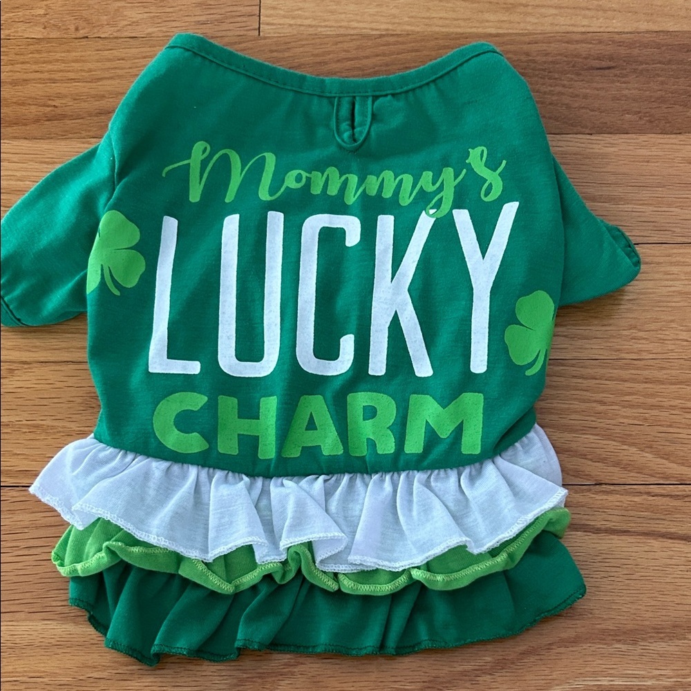 Mommy’s lucky charm dog T-shirt